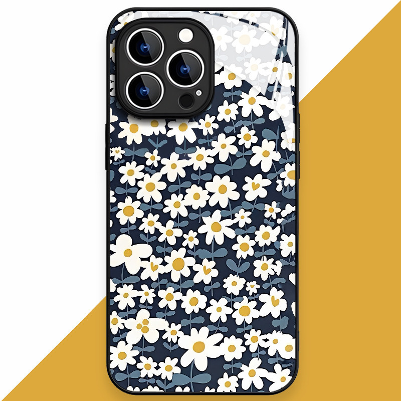 Case Iphone 13 13 Mini kaca Casing Iphone 14 15 Plus Case Iphone 15 14 Pro Max Casing Iphone 6 6S 6 