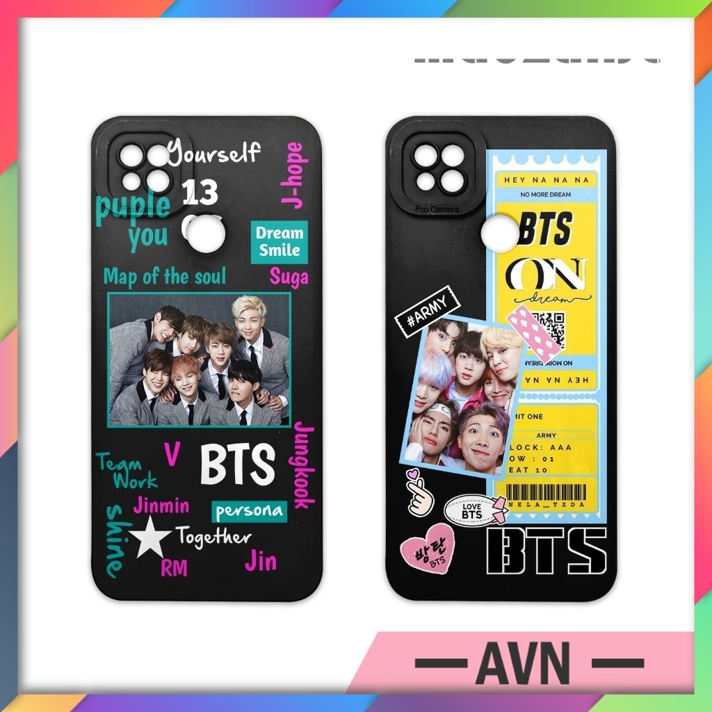 Casing Oppo A15 A15s A35 Motif Bts - Softcase Gambar Kpop - Case   Model Korea