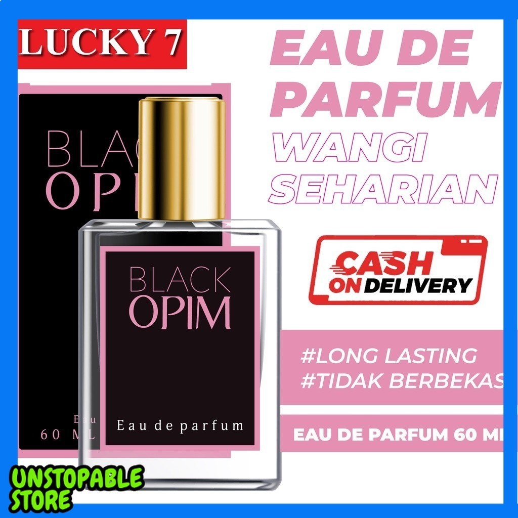 (COD) PARFUM BLACK OPIUM 60ML BLACK OPIUM / PARFUM UNISEX TAHAN LAMA