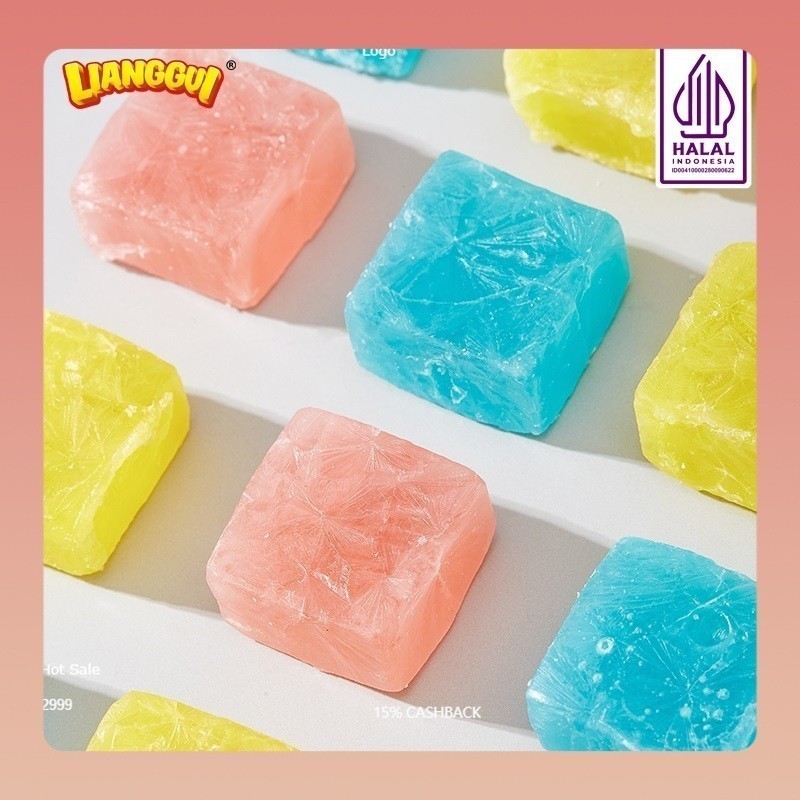 

[Permen import halal] LIANGGUI CRYSTAL CANDY Lianggui Rasa Leci PERMEN LUNAK ANEKA RASA STROBERI, MANGGA Permen Buah Candy Corno Permen Rasa Buah Mangga Jeruk & trawberry Permen Lunak