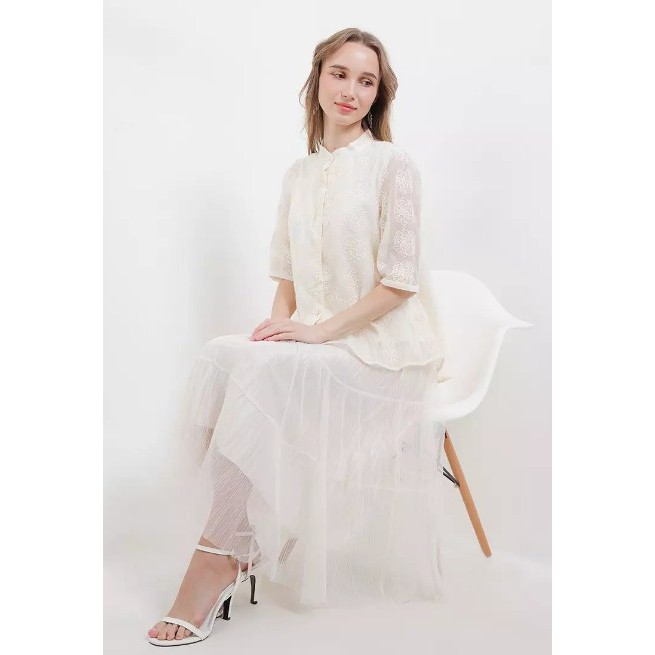 ICONS EMB ORGANZA HI LO SHIRT ATASAN WANITA BLIC5131