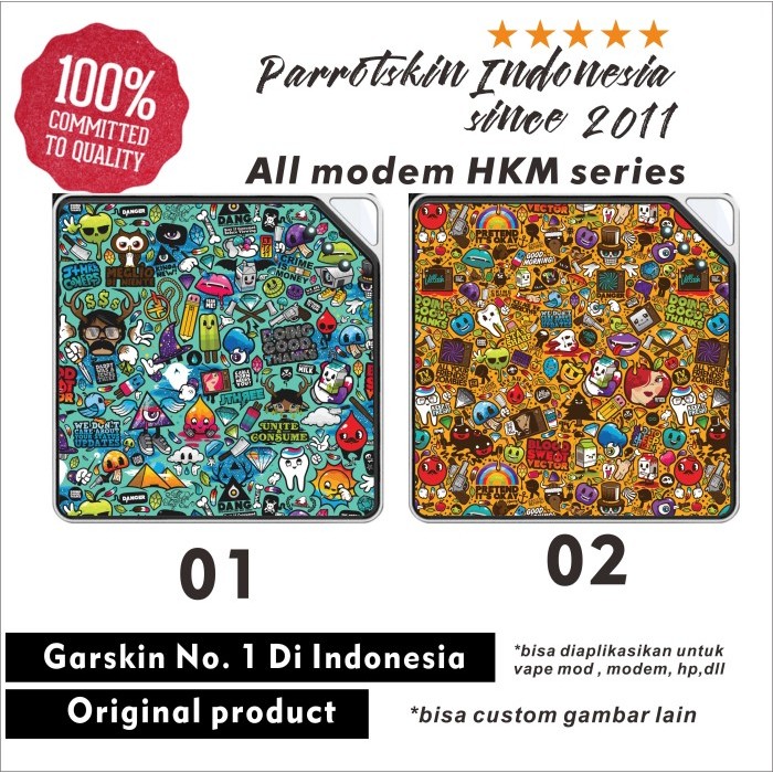 Garskin skin MODEM WIFI MIFI HKM C10 M22 M23 001 Dll sticker doodle by Urbanite store
