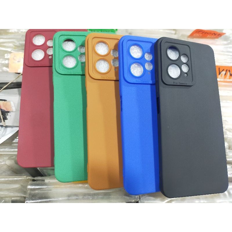 Soft Case Pro Camera Realme 9 4G 9i 9 Pro 4G 5G Silikon Casing Macaron Pelindung Belakang Hp Full ka
