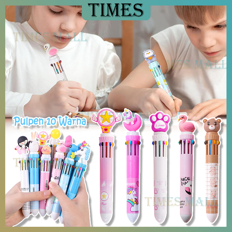 

Bulpen 10 Warna Bermotif Lucu/Bolpen 10 in 1 Warna/Pulpen Karakter Lucu /Pulpen Anak Warna/Pena Gel 10 Colors/Bulpen 10 Warna Bermotif Lucu