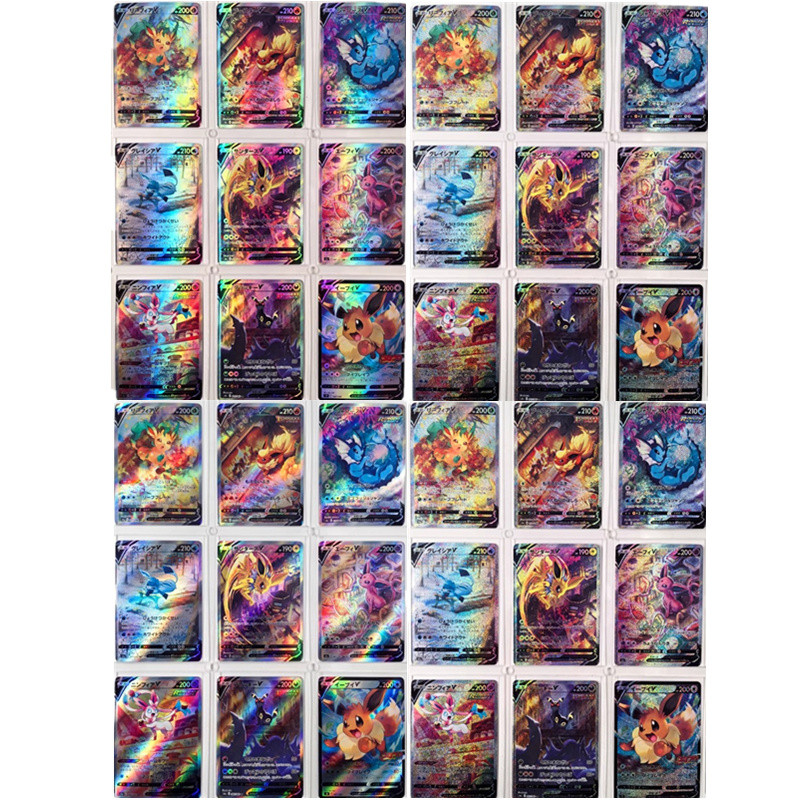 9Pcs Pokemon Card Ptcg Eeveelution Umbreon Espeon Eevee Vaporeon Flareon Leafeon Glaceon Sylveon Jol