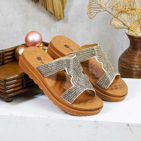 Pollux Wdq 1706 | Pollux Wdq 1702 Sepatu Sandal | Sandal Wanita Permata | Sandal Wedges Kekinian