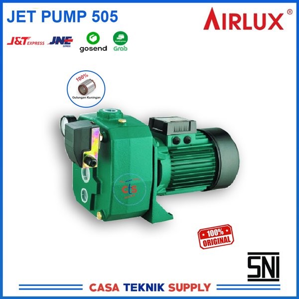 AIRLUX Mesin Pompa Air 505 A Jet Pump 50 Meter Sumur Dalam 505A DP505A