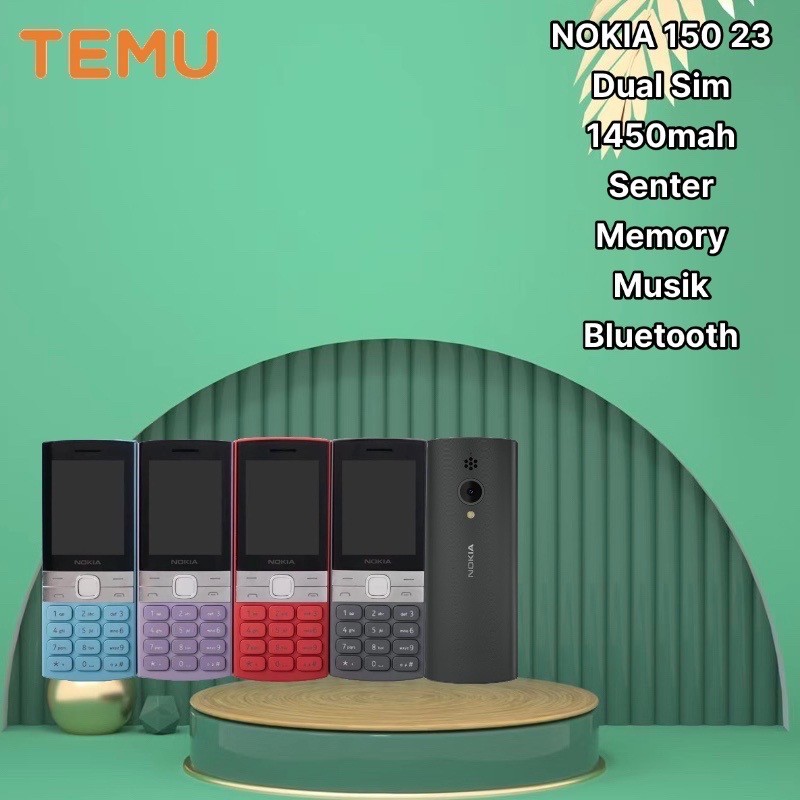 HP jadul Nokia 150 2023 dual sim Original 99% Murah