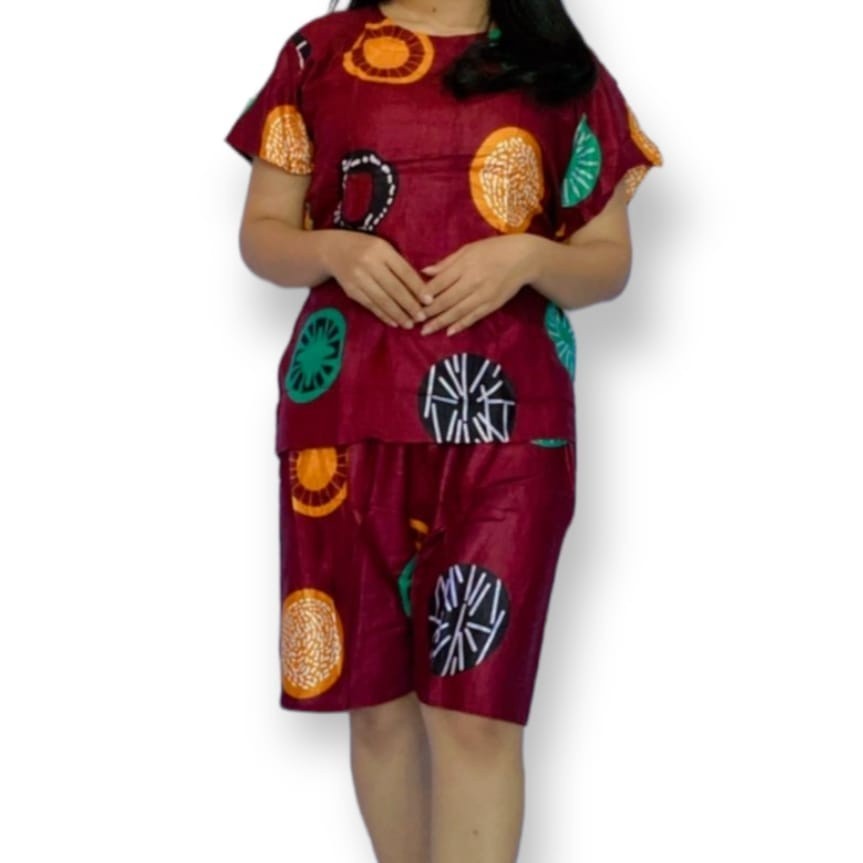 Daster / Baju Setelan Celana Pendek Bahan Rayon Santung Model Kekinian / DASTER MURAH