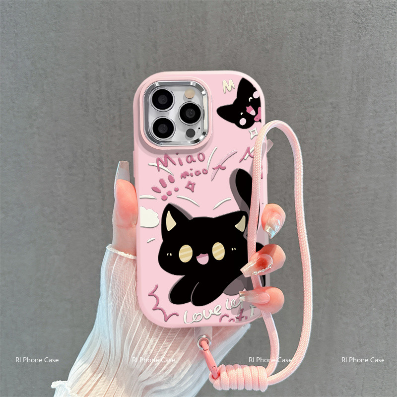 Kucing kartun cocok untuk xiaomi case ponsel xiaomi 11lite poco c55 65 m2poro m3 m5s m6poro x3poro x