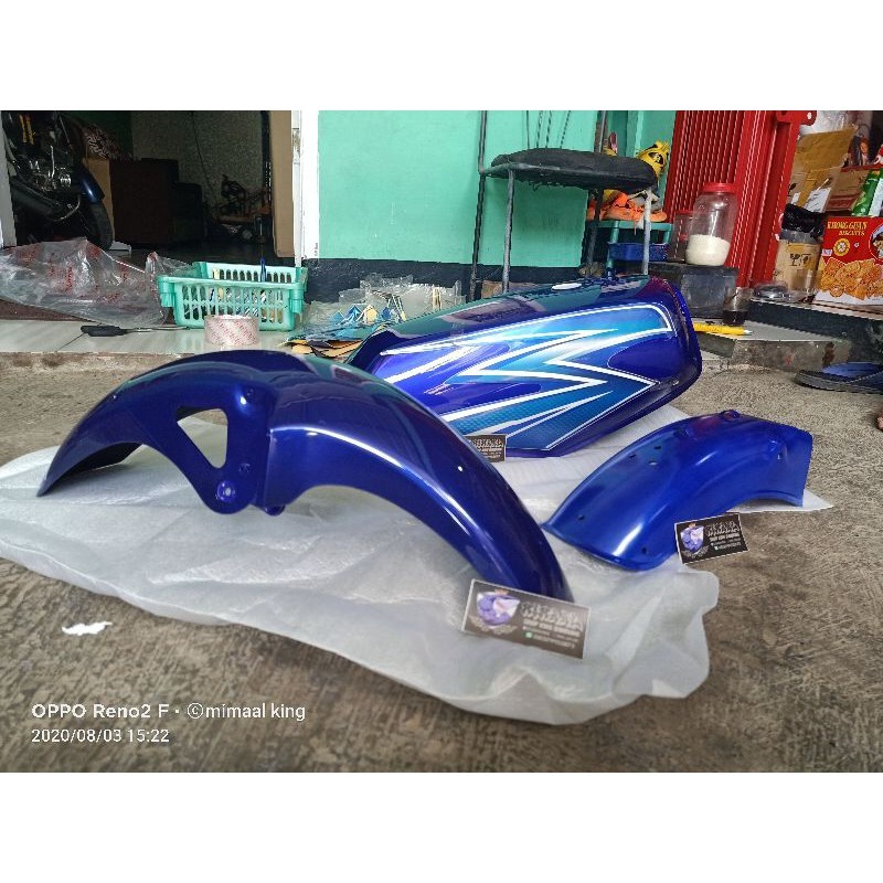 Body Bodi Tangki Set RX King 2005 Biru
