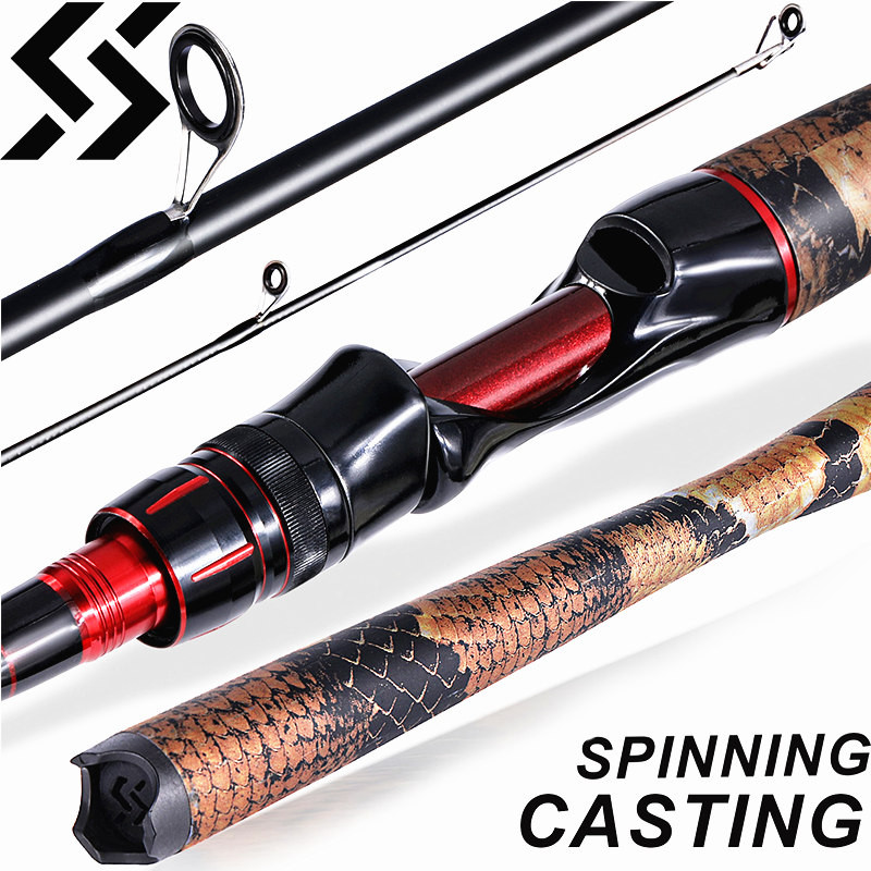 Sougayilang Fishing Rod Carbon Fiber 1.98m Carp Rods for Fishing Ultra Light Casting Rod and Pike Sp