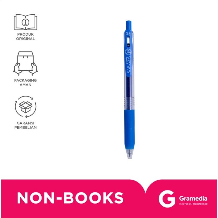 

Gramedia Surabaya - Zebra Sarasa Clip 0.5 Blue