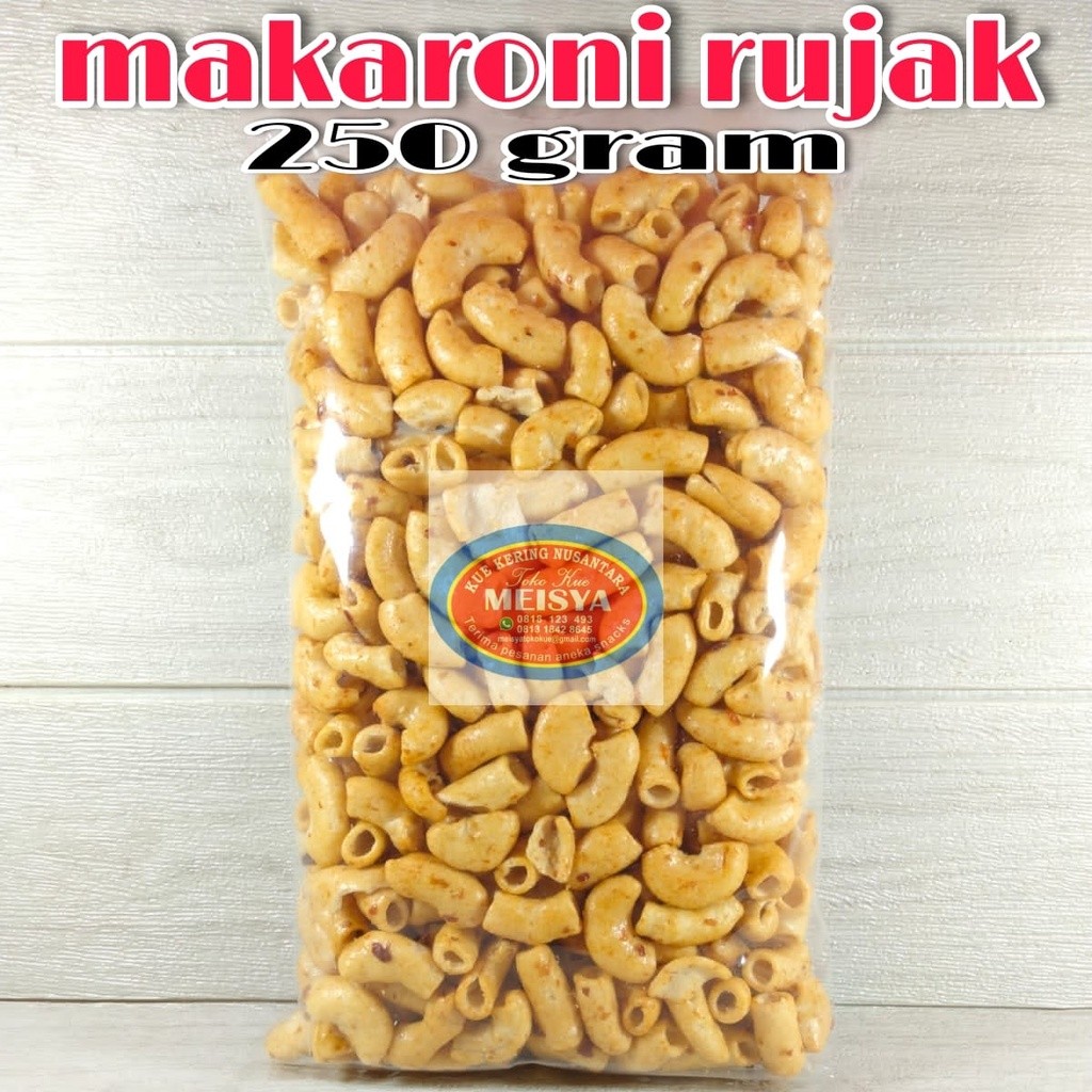 

Bella Belli Makaroni Rujak - 250Gr Makaroni Bumbu Rujak Pedas Manis