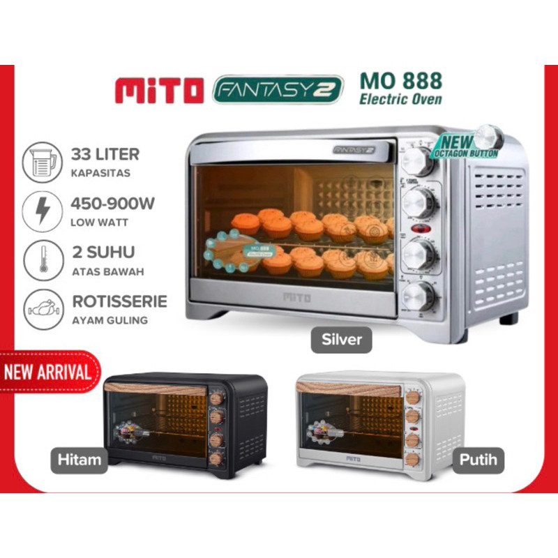 MITO Electric Oven 33 L MO-888 Fantasy2 (new) / Oven Fantasy2 MO 888 / Oven Mito MO888 Fantasy 2