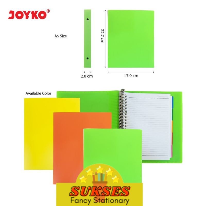 

Binder Note Joyko A5-TSFL-M504 / Fluorescent