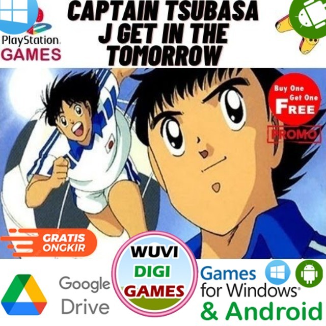Jual Game PC Captain Tsubasa J: Get In The Tomorrow Emulator PS1 | Bisa Main di Android atau PC | Be