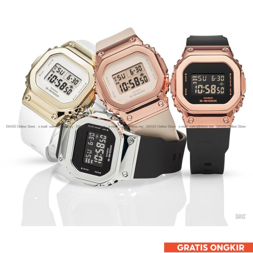 GM 5600 NEW  JAM TANGAN PRIA DAN WANITA G-SHOCK CASIO DW 5600 KEPALA METAL