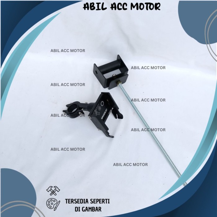 PAKET HOLDER GPS HP NINJA GSX CBR ZX25R PHONE HOLDER BG ALUMUNIUM STANG MOTOR BRAKET BRACKET BREKET 