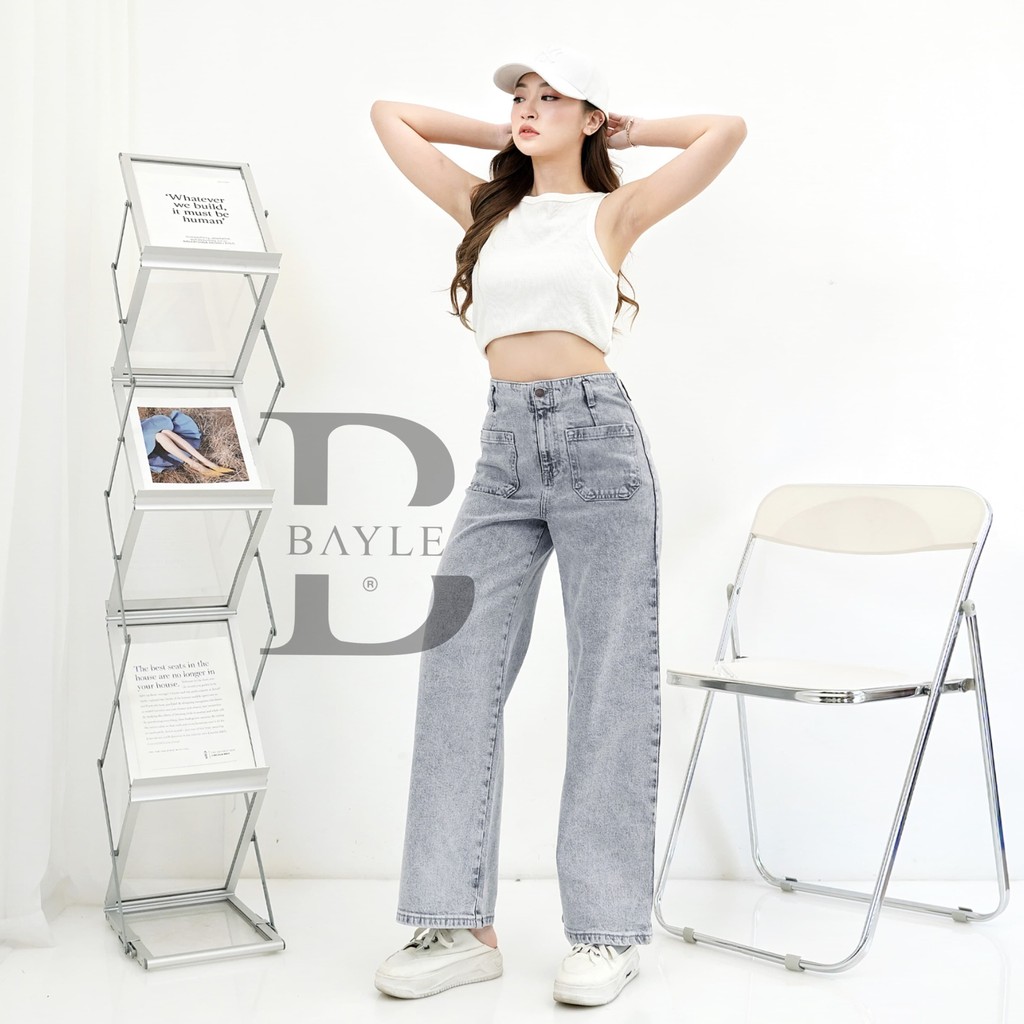Jeans High Waist | Celana Jeans High Waist | 1022 KZ JEANS | BAYLE