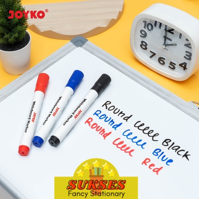 

Spidol Papan Tulis Dapat Dihapus Whiteboard Marker Joyko Refillable WM 65