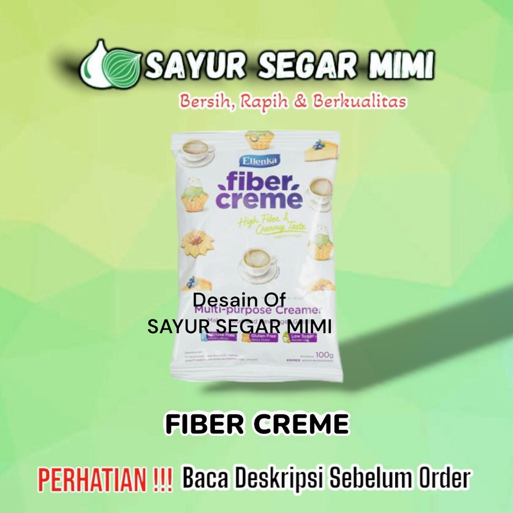 

Ellenka Fiber Creme Original 100g - Sayur Segar Mimi