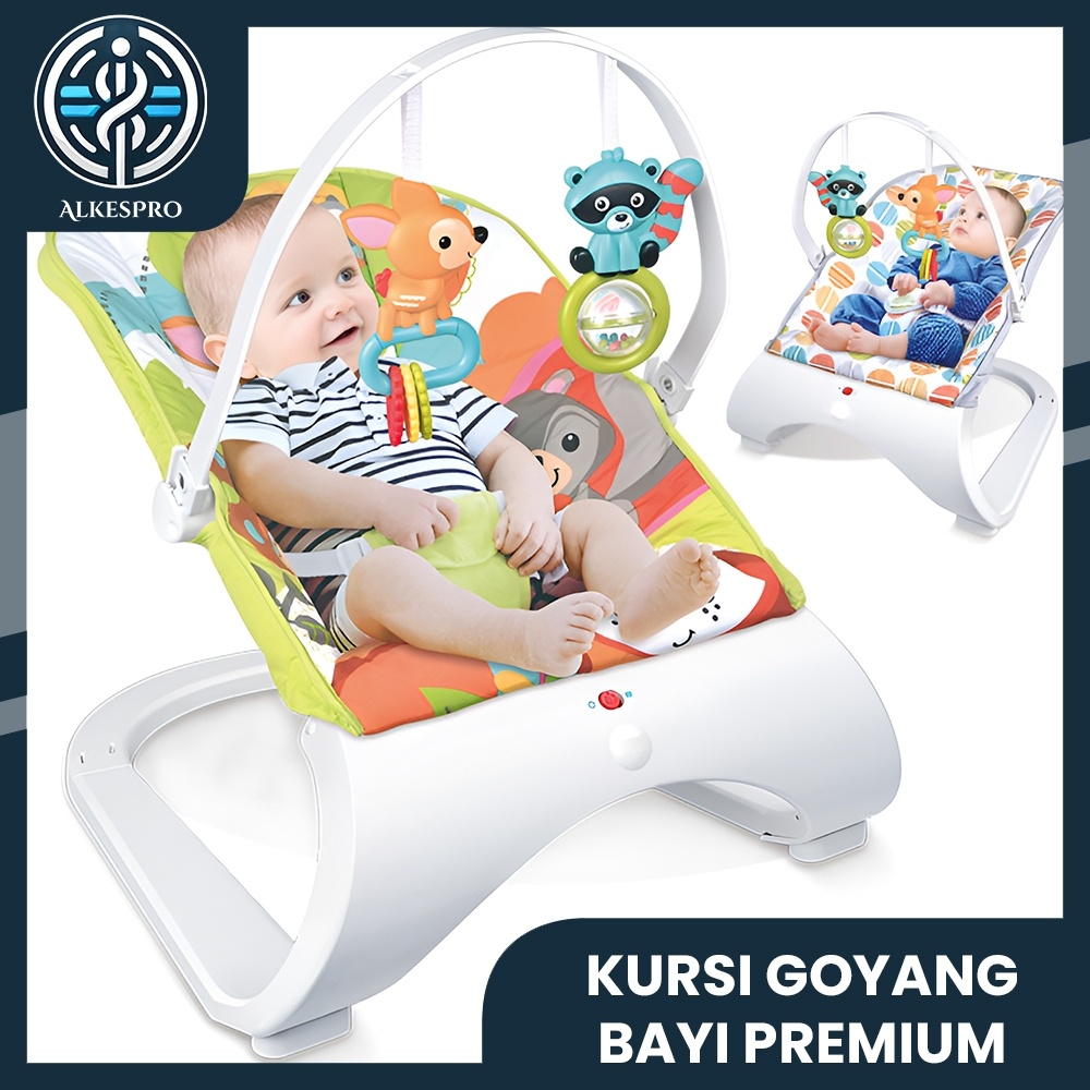Kursi Goyang Bayi Bouncer Tempat Tidur Bayi Premium