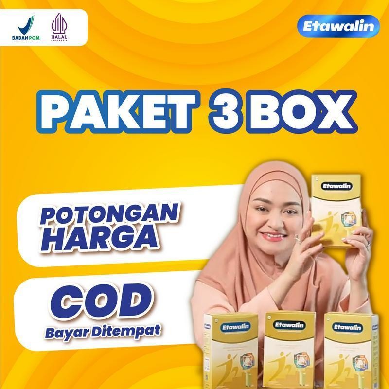 

SUSU ETAWALIN PAKET 3 BOX | Kambing Etawa | Susu Bubuk Manis Bahan