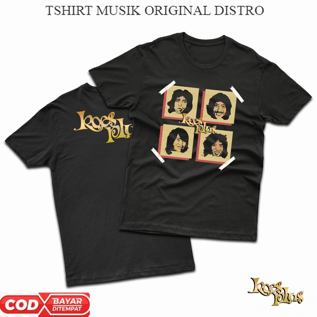 T-shirt  band jadul KOES PLUS JADUL legendaris | KAOS BAJU KOES PLUS KOESPLUS BAND | KAOS PRIA KOES 
