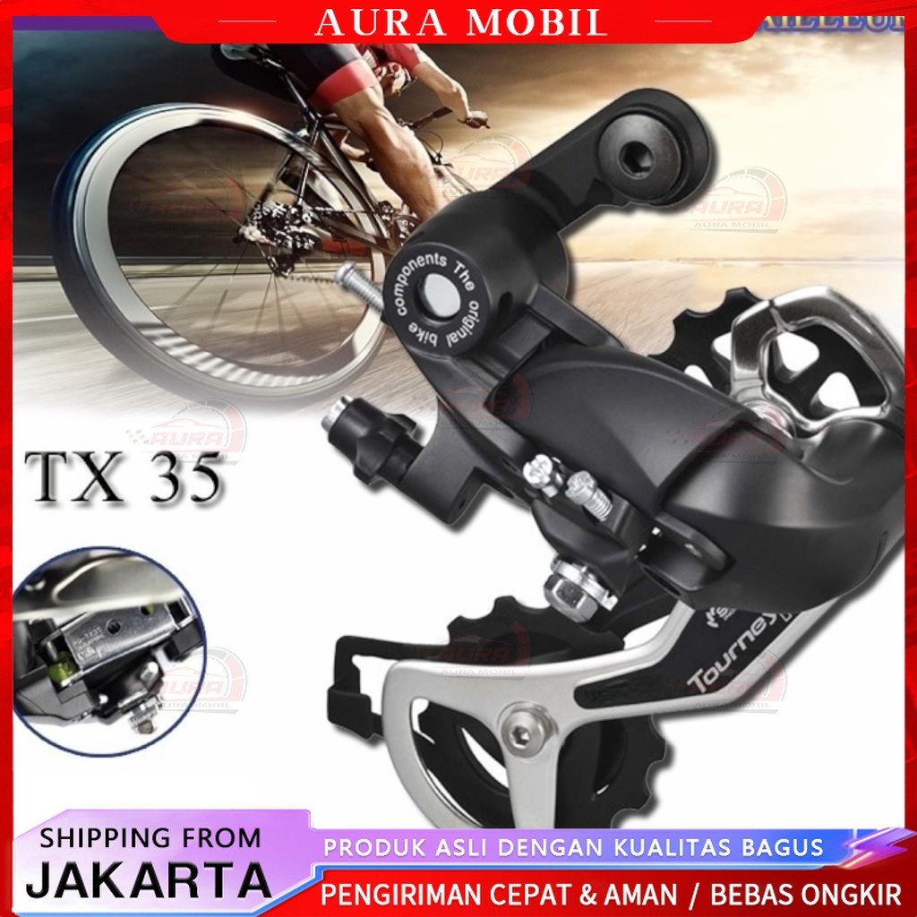 RD Shinano TX35 Tourney 6/7/8 Speed Rear Derailleur TX 35 Sepeda Lipat MTB Roadbike DLL D Sepeda 6 7