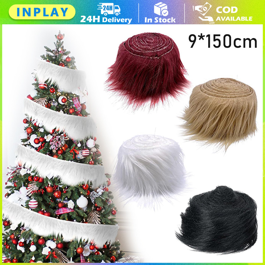 1 Roll Kain Faux Fur Korea - Bulu Rasfur Lembut Panjang untuk Aksesoris, Boneka, dan Jenggot Palsu