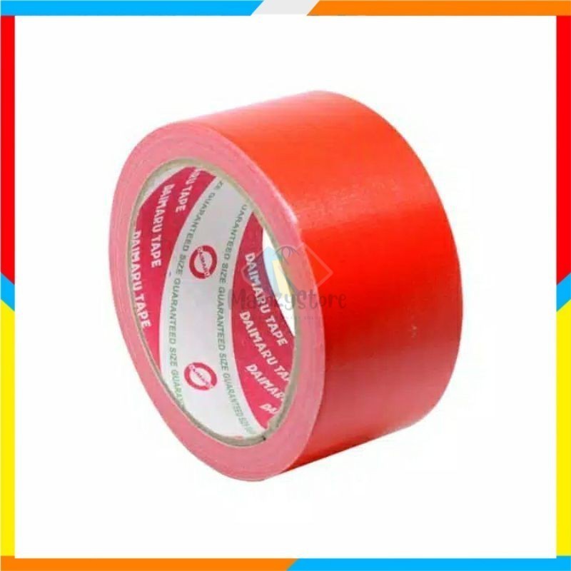 

DAIMARU cloth tape Red 48mm x 90yard 12meter lakban kain merah 2inch