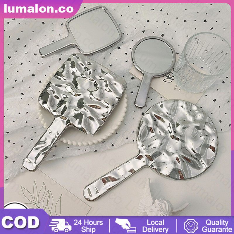 Cermin Rias/ Korea Vintage Mirror/Perak Hand Mirror/Cermin Genggam