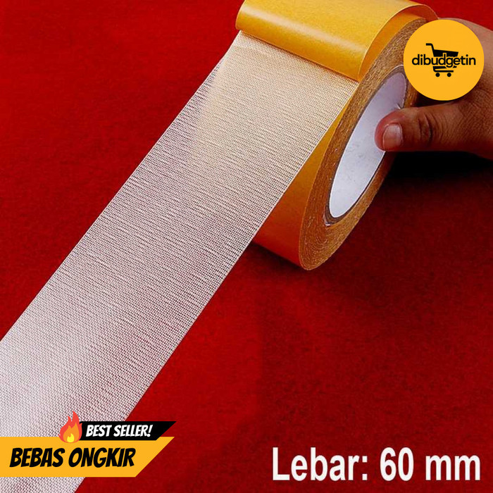 

Lakban Dua Sisi Super Strong Grid Fiber Double Sided Tape 10M - DA30