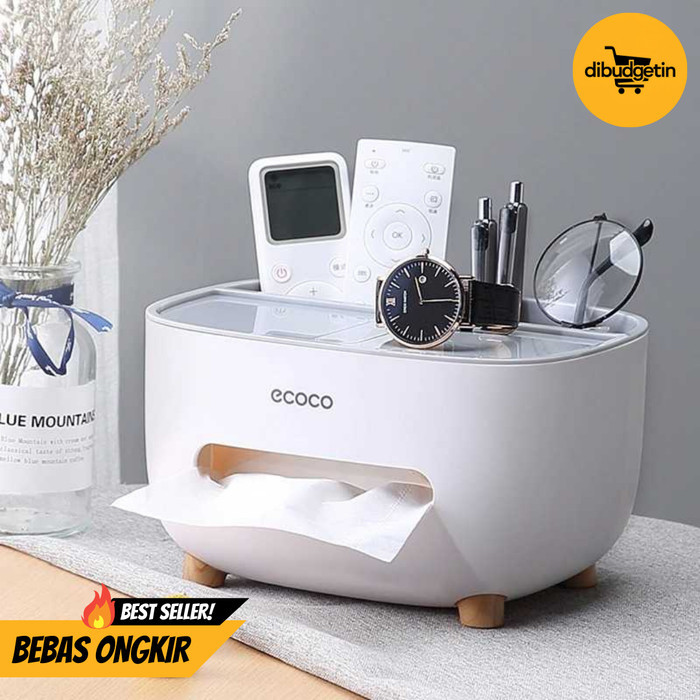 

Kotak Tisu Storage Box Office Desk Case Organizer - Ecoco E2009