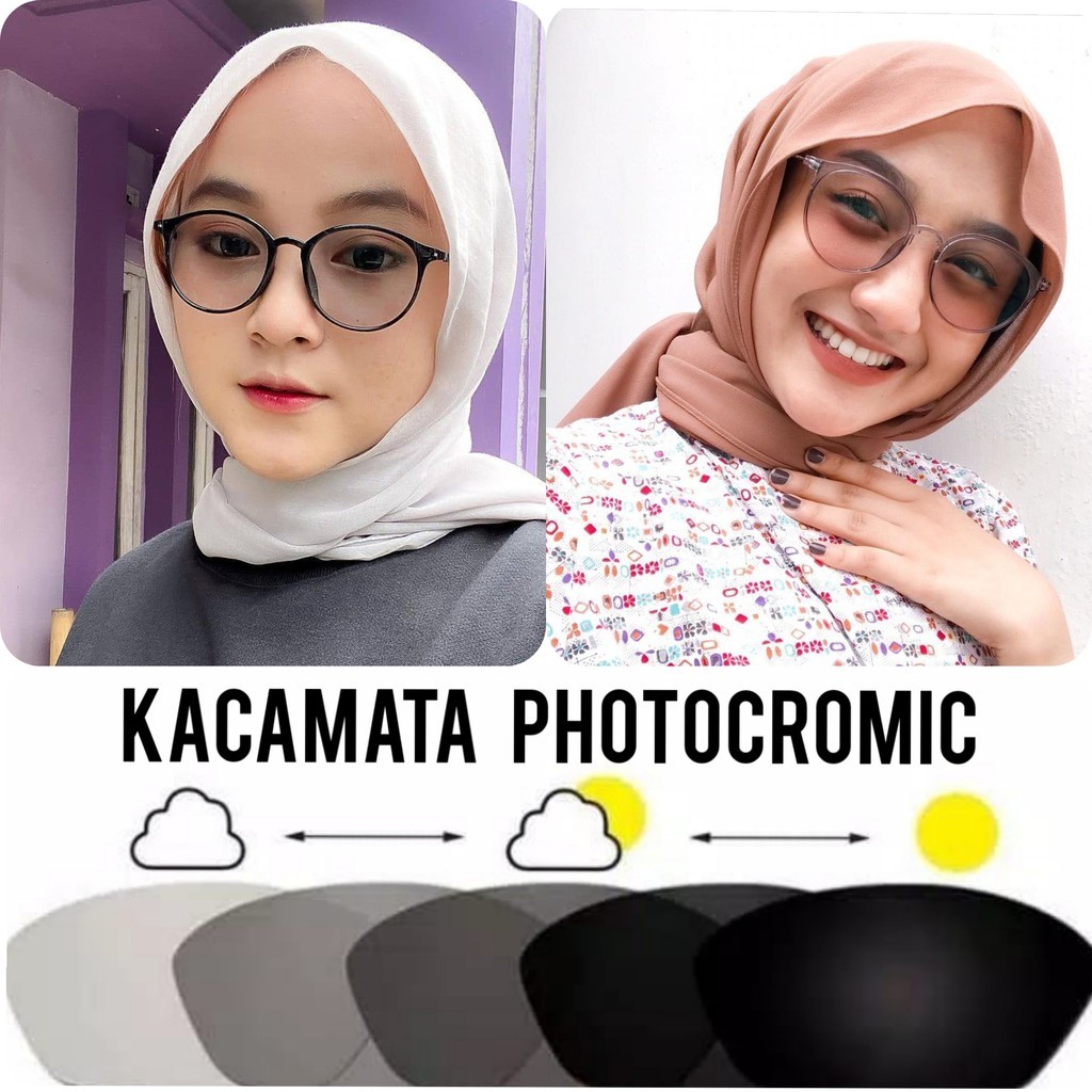 Kacamata Wanita Frame 2125 Paket [Frame+Lensa Photocromic]