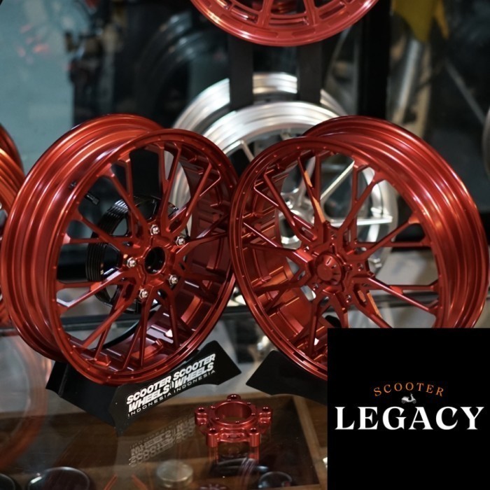 Velg FRANCO Jaring Red Front & Rear Vespa Sprint Primavera GTS