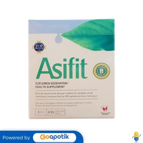 Vitamin Asifit Box Isi 30 Kaplet Salut Selaput