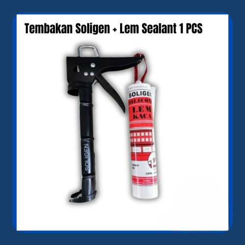 Soligen Lem Kaca + Tembakan Soligen / Sealent Plus Tembakan