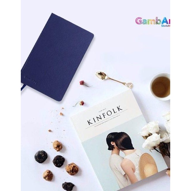 

TERLARIS! GambArt Scratchbook Linen Navy (Blue) - Abu-abu
