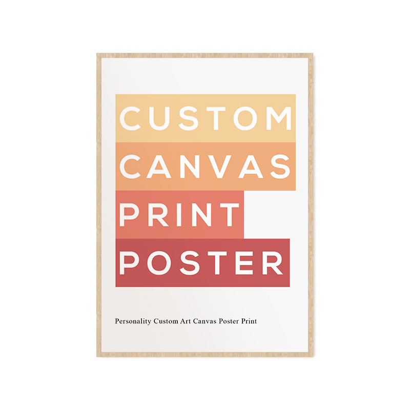 

Custom Poster Canvas Painting Wall Art Print Customized Your Picture Photos Personalized Living Room Decorative Pictures Bedroom