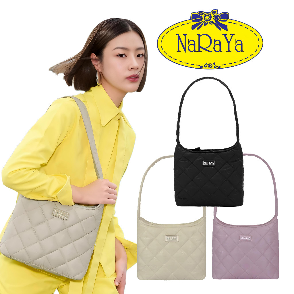 (NARAYA BAG) TAS NaRaYa BUBBLE UP SHOULDER BAG ORIGINAL THAILAND NBU-1018WR - TAS BAHU IMPORT PREMIU