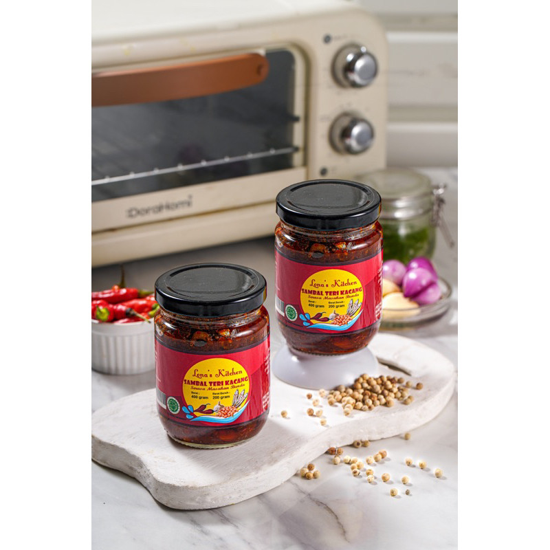 

Sambal Teri Kacang berat 400gram berat bersih 200 gram