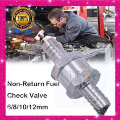 Katup Satu Arah Bensin Solar One Way Valve Non Return Che Valve Motor - 8MM