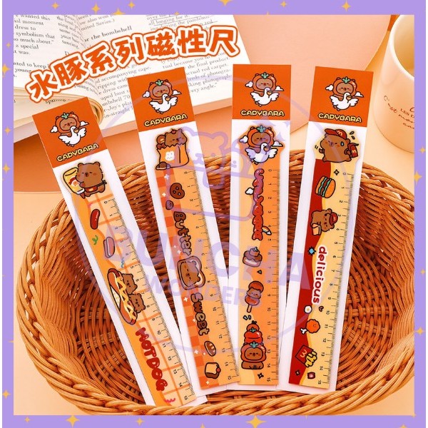 

BW Penggaris Fashion Ruler / Ruler Akrilik Plastik Gambar Kapibara Kantor Sekolah A-ST021