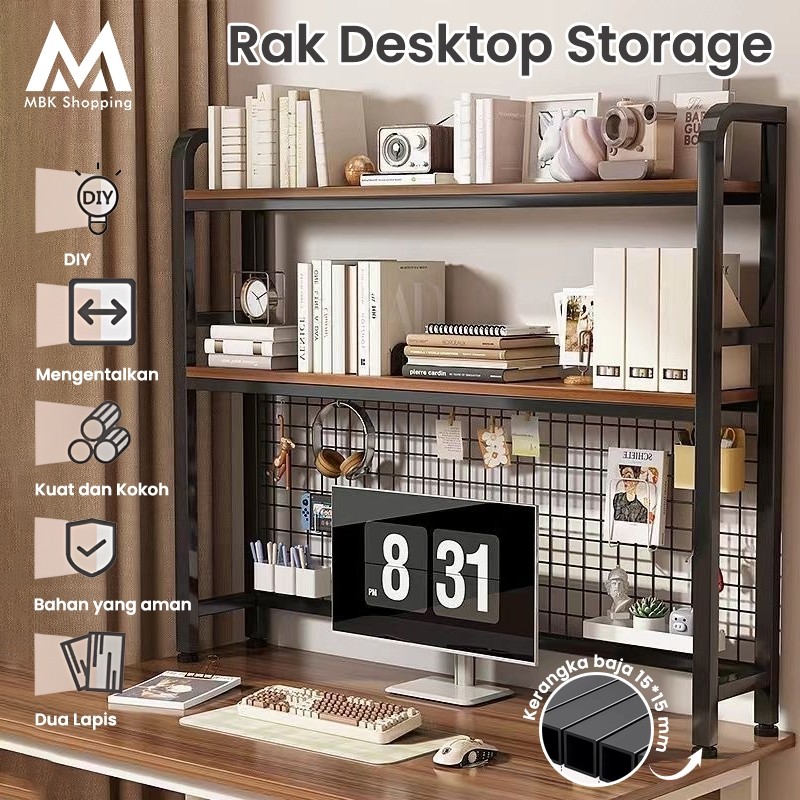 

Rak Desktop Storage Rak buku Tempat Buku Rak Polaroid Rak Meja Stationery Rak Organizer Desktop Desk Organizer