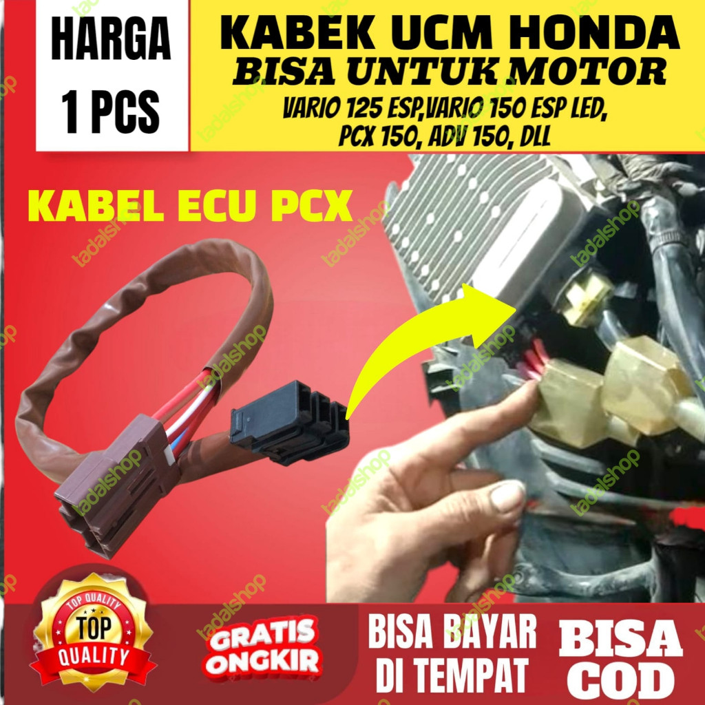 ATL racing kabel UCM honda vario 125 esp vario 150 led pcx 150 adv 150 socket ECU vario pcx adv