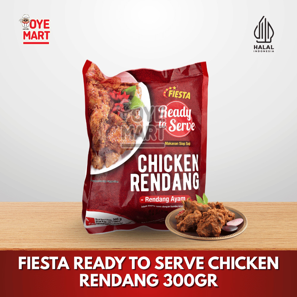 

FIESTA READY TO SERVE CHICKEN RENDANG 300GR/AYAM RENDANG HARGA PROMO