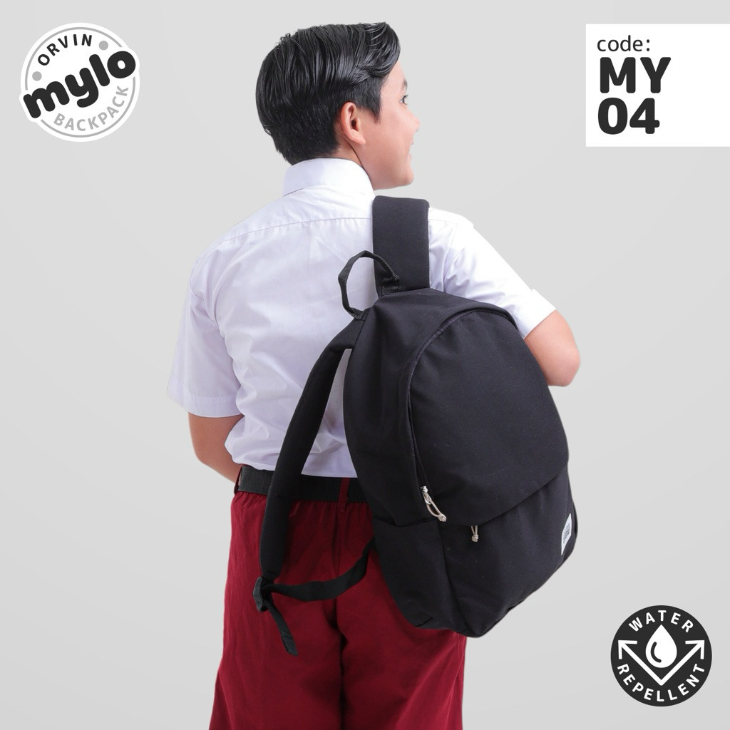 RANUWI Orvin Kids Tas Sekolah Anak Canvas Mylo Backpack Water Repellent