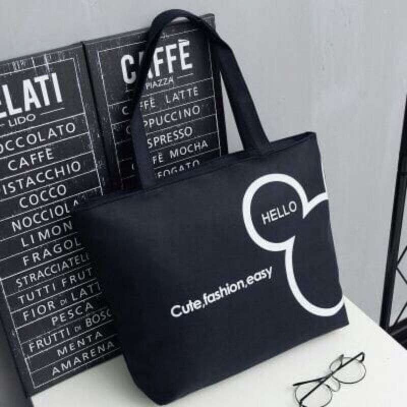 [Cans88] TOTE BAG ADA RESLETING BESAR KPOP UJE - Tote bag kpop murah wanita custom motif Pakai Resle